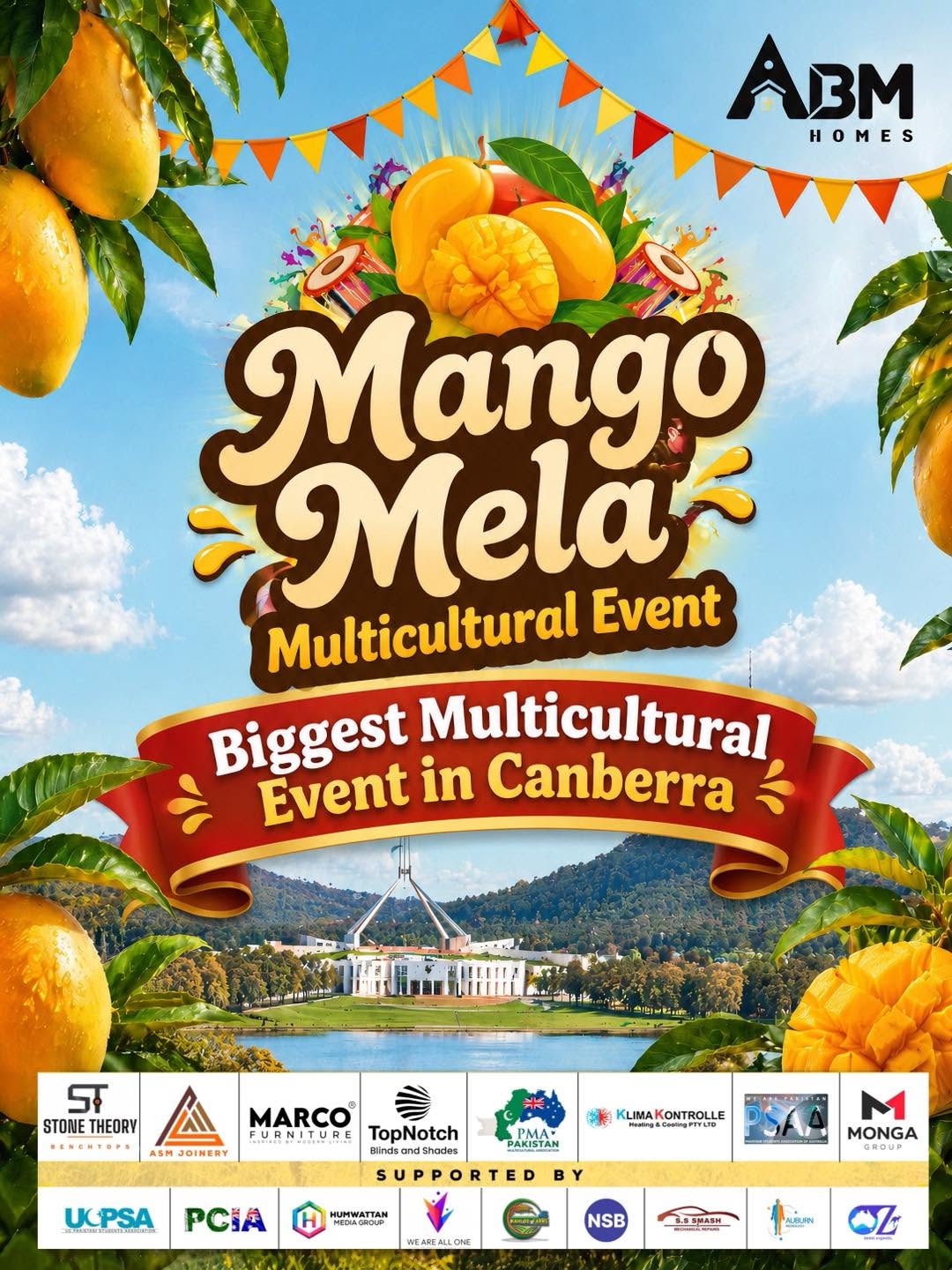 Mango Mela 2026 — official multicultural event poster