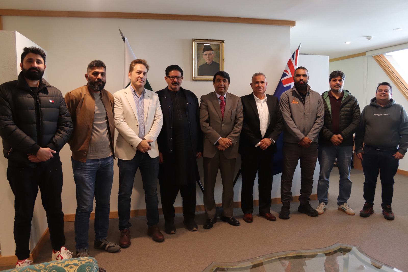 PMA delegation with community leaders at the Pakistan High Commission, Canberra