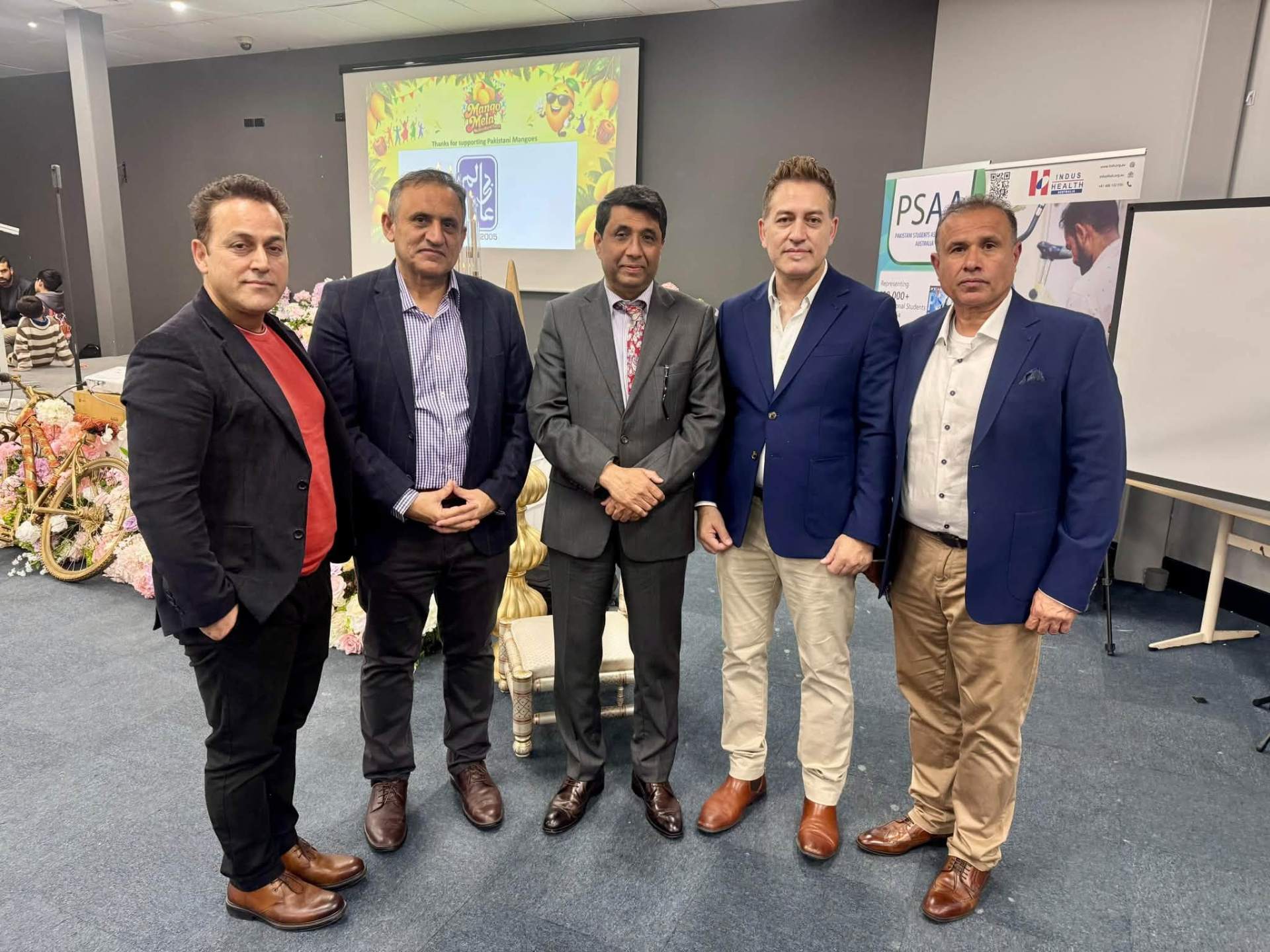 Community leaders at the Mango Mela launch presentation