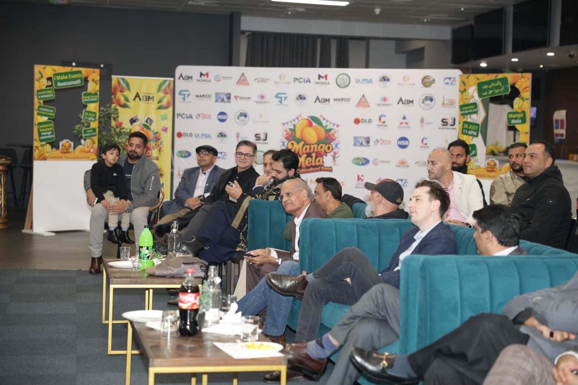Guests seated in the lounge area during the Mango Mela launch