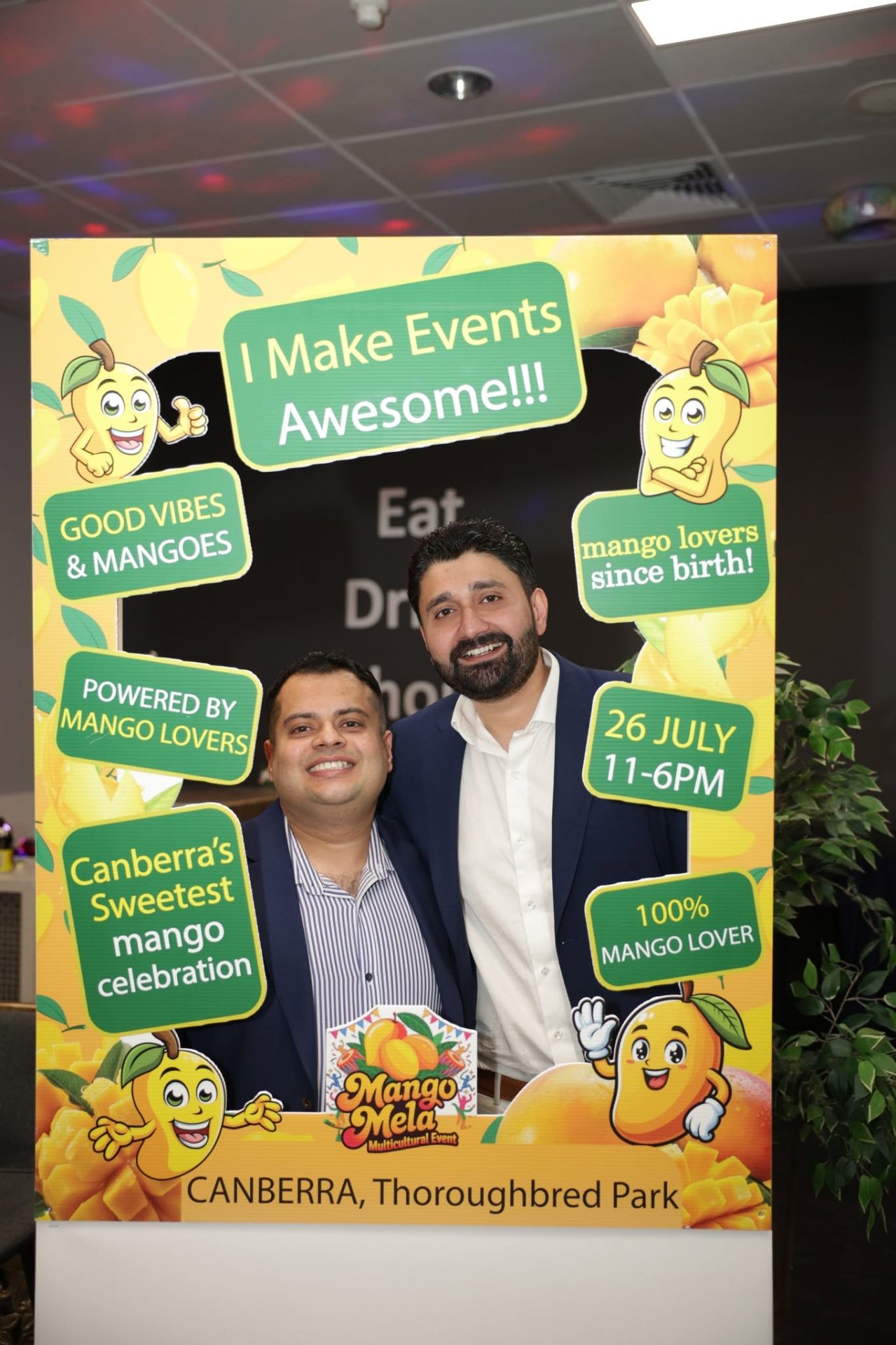PMA organisers celebrating at the Mango Mela photo frame